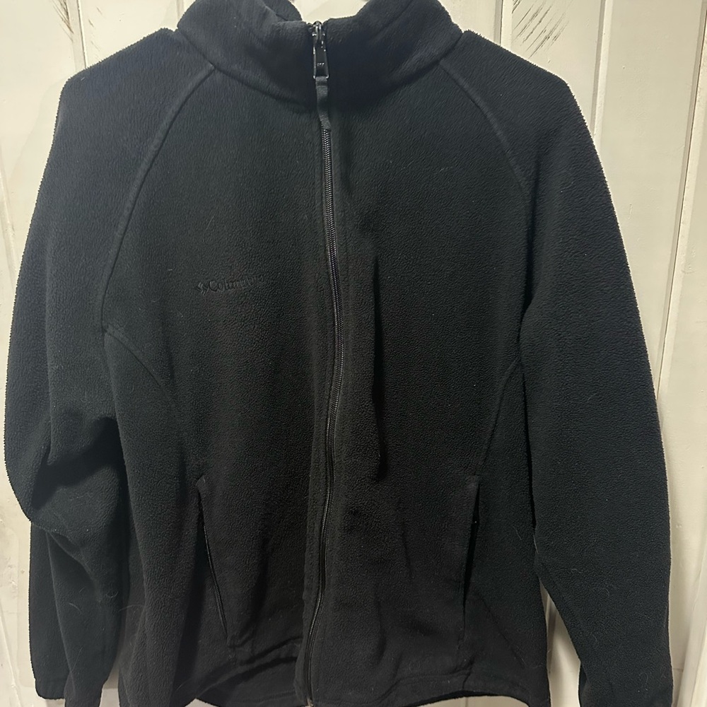 Columbia Women's Black Fleece Zip Jacket